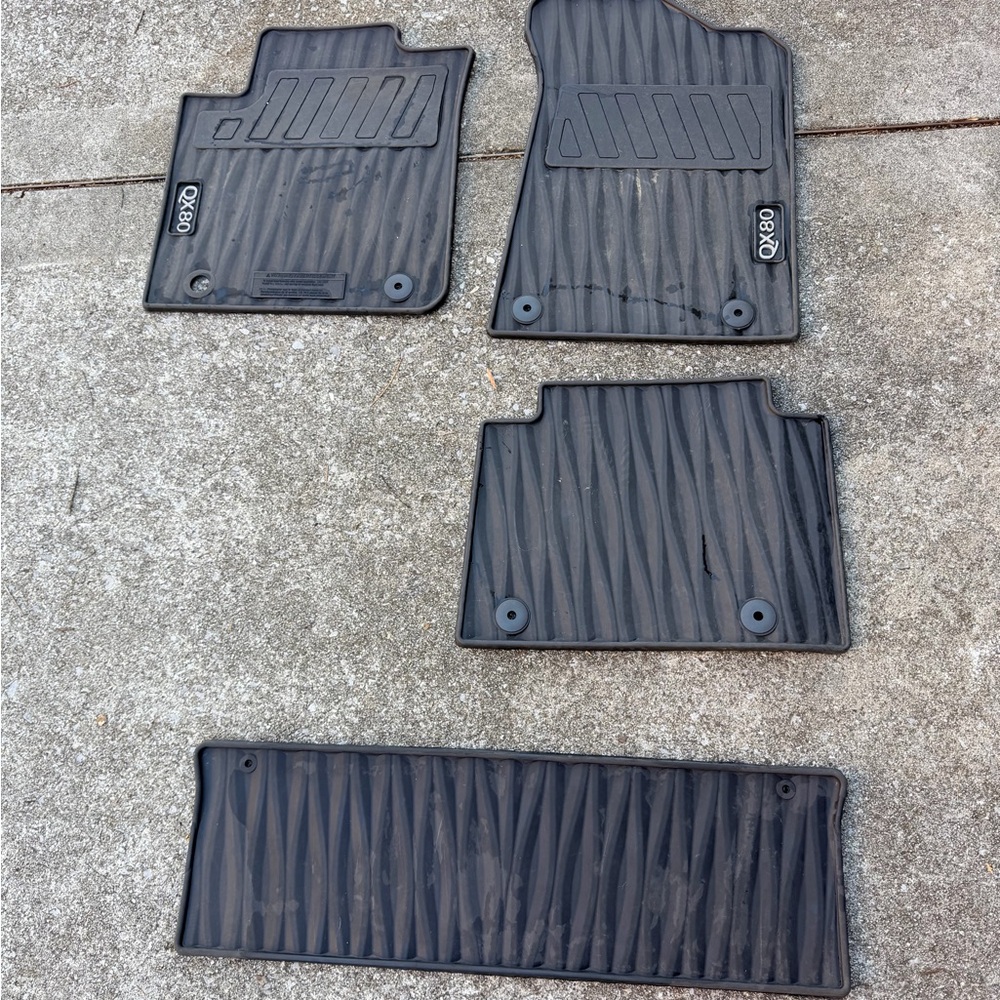 OxGord Black Car Floor Mats